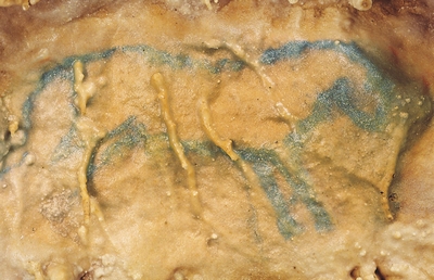 Grotte de Villars - Cheval au galop - le petit cheval bleu