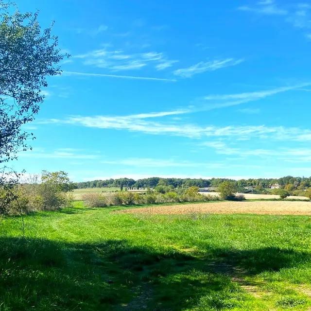 Paysage du Périgord Vert en été