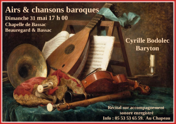 Affiche Récital baroque 2026