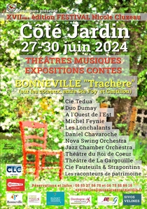 Affiche Festival Côté jardin 2024