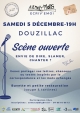 Affiche L'émoi des mots - Scène ouverte 2025 à Douzillac le 05/12/2025