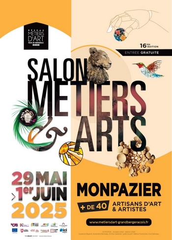 Salon des métiers d'art à Monpazier 2025