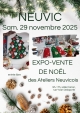 Affiche Expo-Vente de Noël 2025 à Neuvic le samedi 29/11/2025
