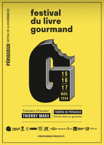 Affiche Festival du livre gourmand 2024