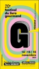 Affiche Festival du livre gourmand  2025 à Périgueux du 14/11/2025 au 16/11/2025