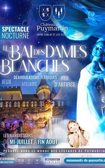 Le Bal des Dames Blanches au Château de Puymartin