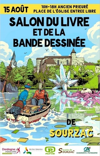 Affiche Salon du livre et de la bande dessinée 2024