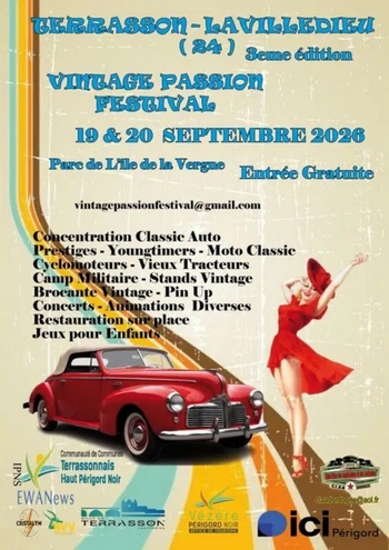 Vintage Passion Festival à Terrasson-Lavilledieu