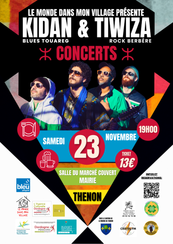 Affiche Concert Kidan et Tiwiza 2024